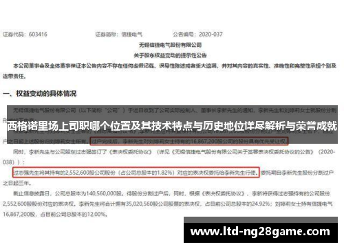 西格诺里场上司职哪个位置及其技术特点与历史地位详尽解析与荣誉成就