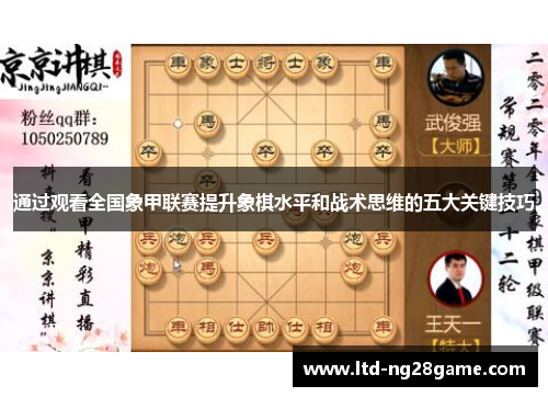 通过观看全国象甲联赛提升象棋水平和战术思维的五大关键技巧
